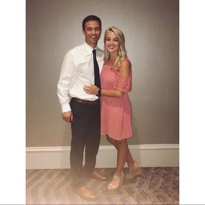 Small cut out shoulder dress